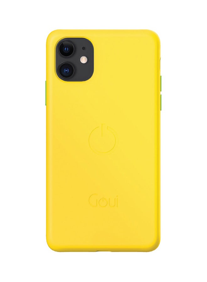 Goui iPhone11 case | Full-Coverage | MagSafe | Wireless Friendly | Colorful | Soft Touch | Magnetic Design for Mount Sunshine Yellow