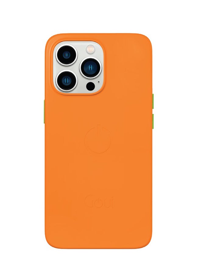 Goui iPhone 13 Pro Max case | Full-Coverage | MagSafe | Wireless Friendly | Colorful | Soft Touch | Magnetic Design for Mount Tiger Orange - Image 1