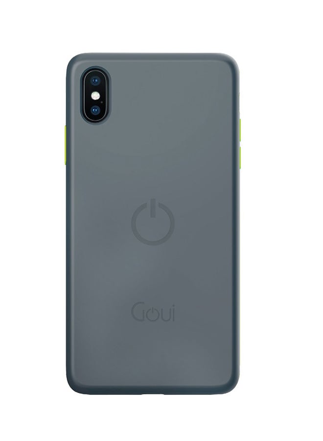 Goui iPhone X/Xs case | Full-Coverage | MagSafe | Wireless Friendly | Colorful | Soft Touch | Magnetic Design for Mount Stell Grey - Image 1