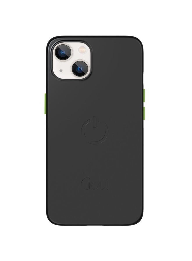 Goui iPhone 13 case | Full-Coverage | MagSafe | Wireless Friendly | Colorful | Soft Touch | Magnetic Design for Mount Stone Black - Image 1