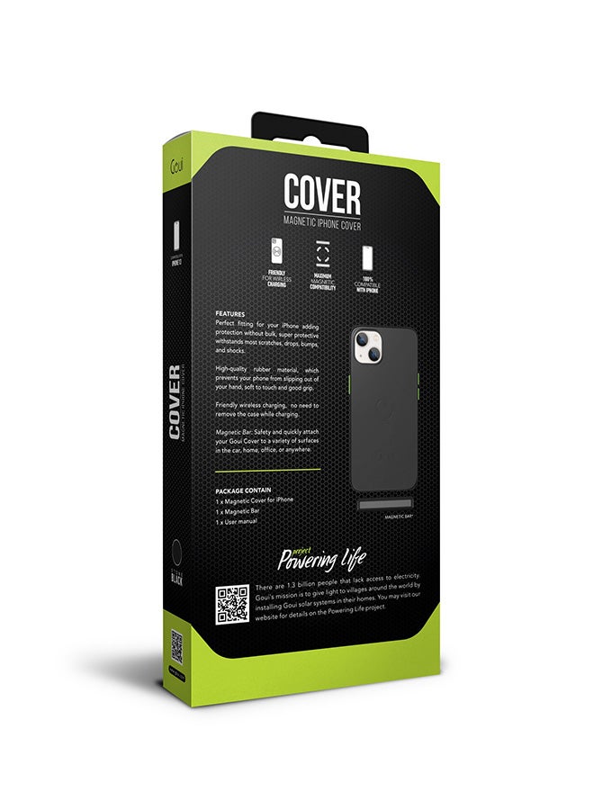 Goui iPhone 13 case | Full-Coverage | MagSafe | Wireless Friendly | Colorful | Soft Touch | Magnetic Design for Mount Stone Black - Image 3