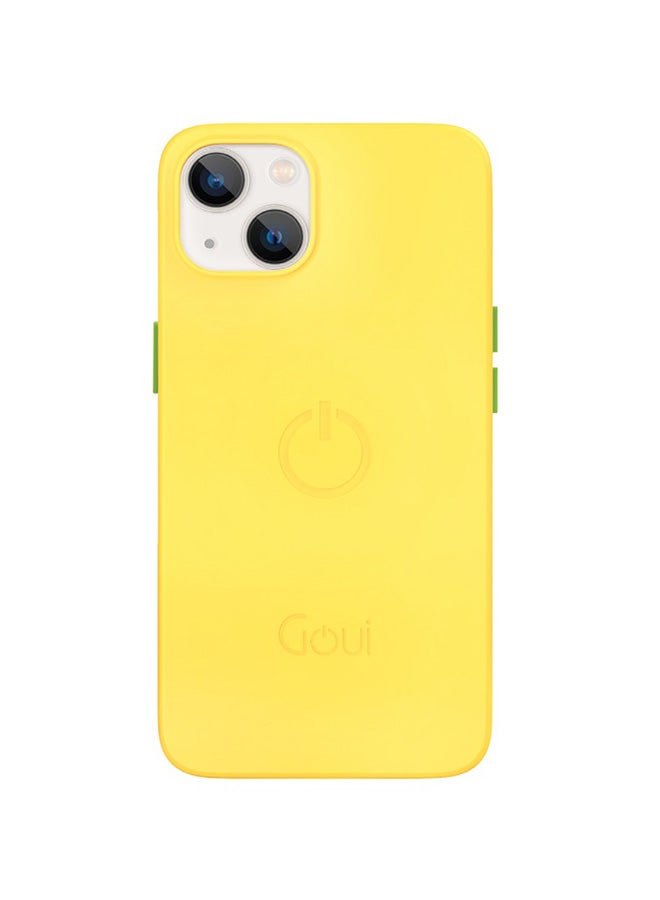 Goui iPhone 13 case | Full-Coverage | MagSafe | Wireless Friendly | Colorful | Soft Touch | Magnetic Design for Mount Sunshine Yellow - Image 1