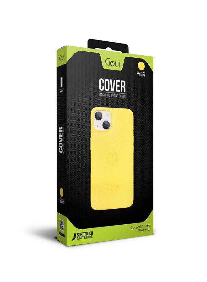 Goui iPhone 13 case | Full-Coverage | MagSafe | Wireless Friendly | Colorful | Soft Touch | Magnetic Design for Mount Sunshine Yellow - Image 2