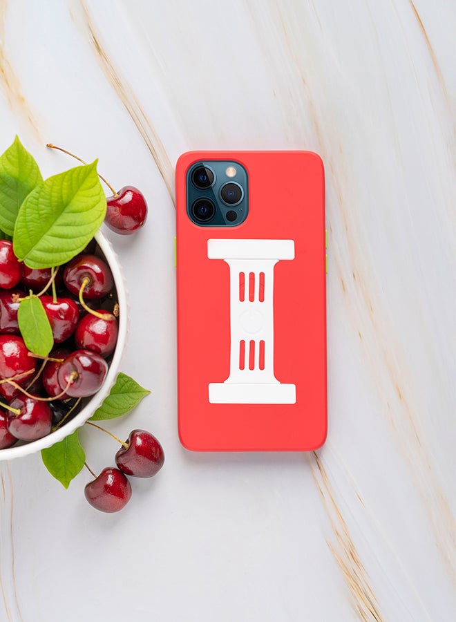 Goui iPhone 12 Pro Max case | Full-Coverage | MagSafe | Wireless Friendly | Colorful | Soft Touch | Magnetic Design for Mount Cherry Red - Image 2