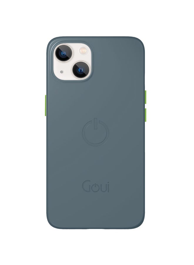 Goui iPhone 13 case | Full-Coverage | MagSafe | Wireless Friendly | Colorful | Soft Touch | Magnetic Design for Mount Stell Grey - Image 1