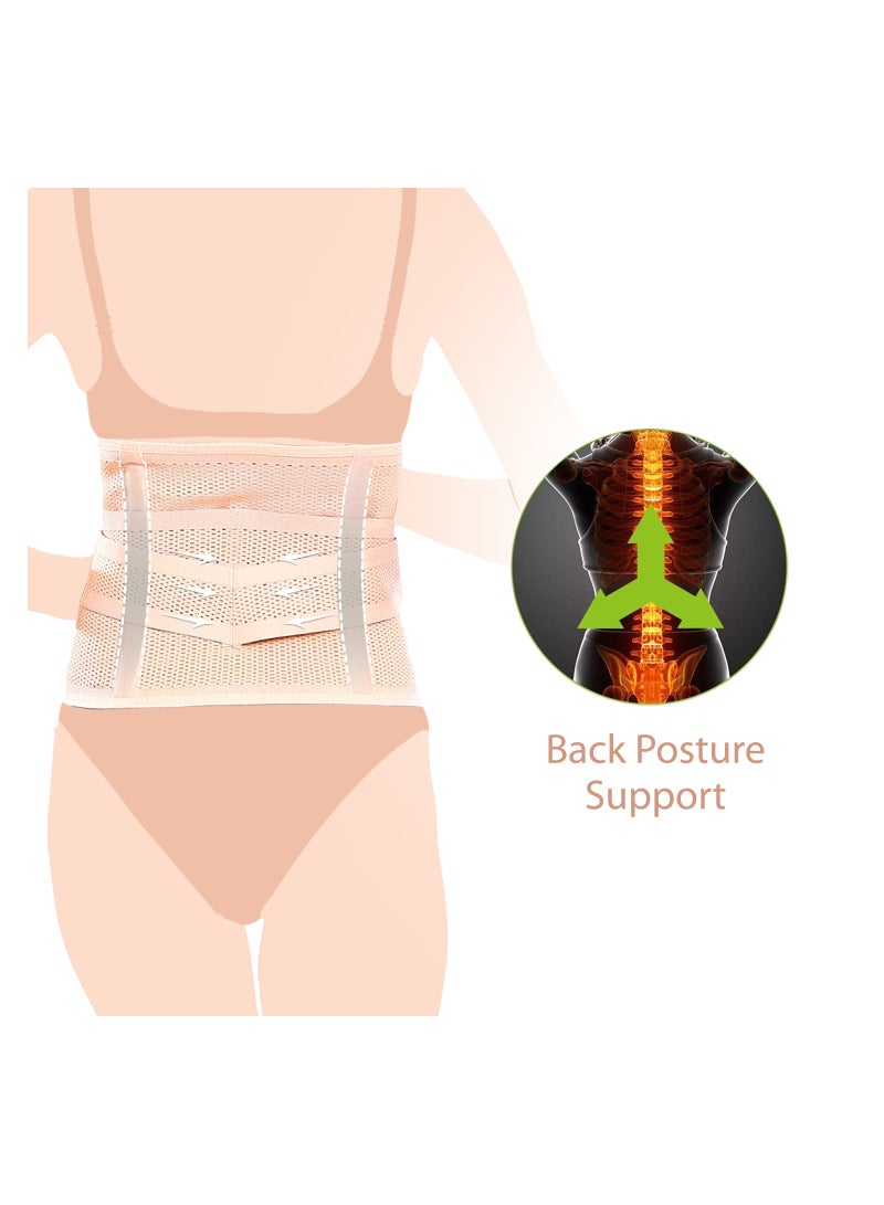 Sunveno Abdominal Support Maternity Cross Grip Belly Wrap - Beige - Image 5