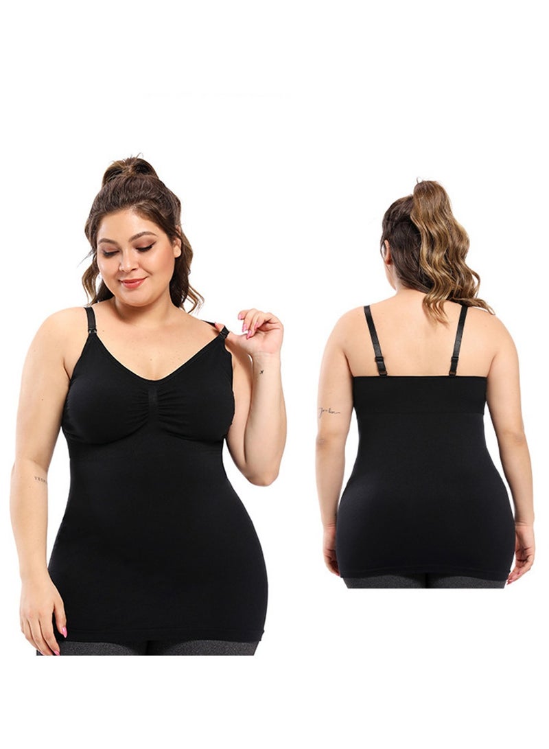 صنفينو قميص رضاعة الأمومة - أسود L - Image 2