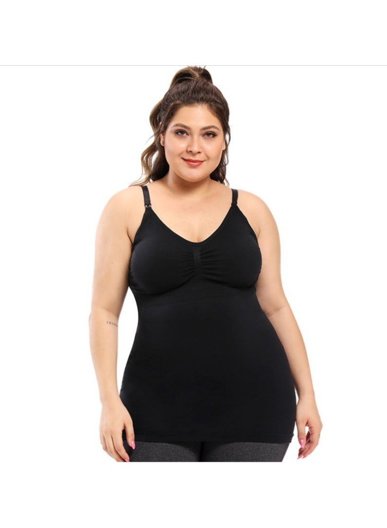 صنفينو قميص رضاعة الأمومة - أسود L - Image 3