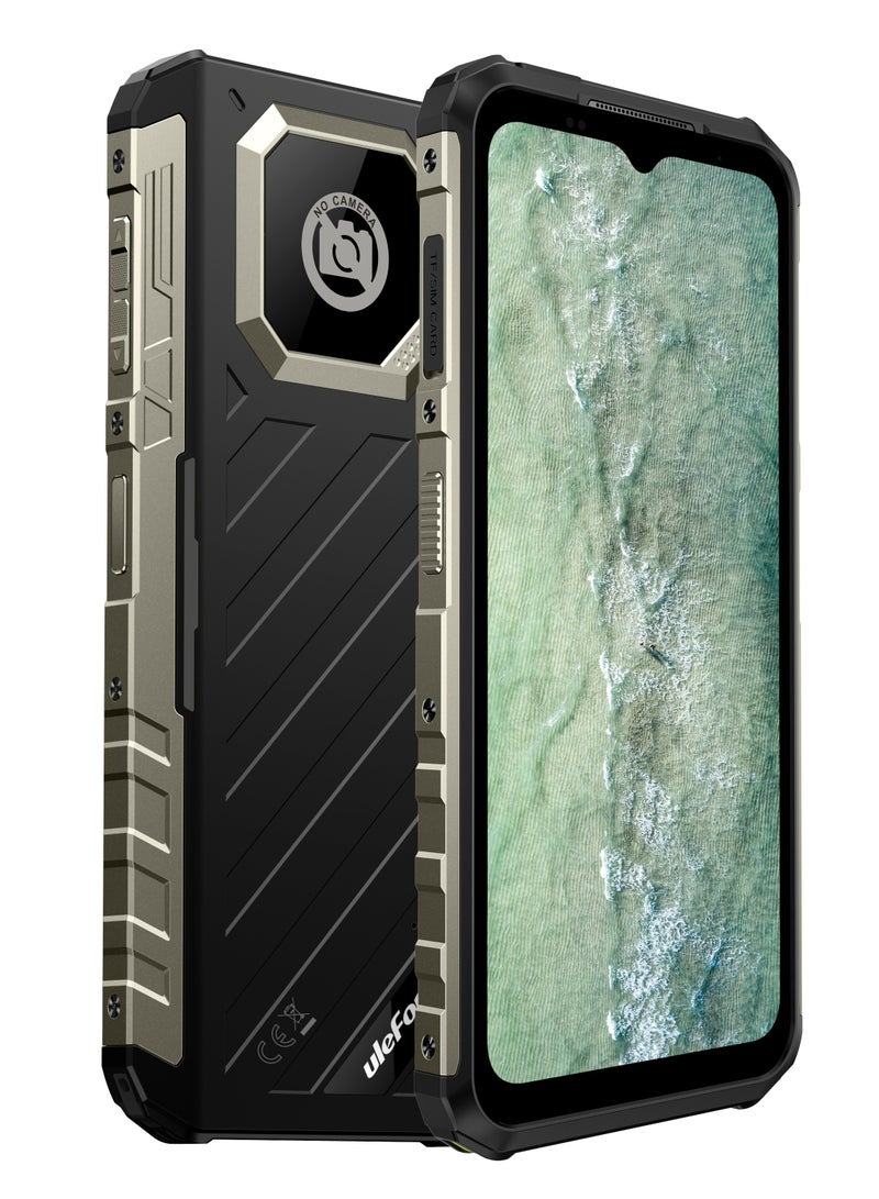 Ulefone No Camera Mobile Armor 22p Android 14 RAM Up to 16GB(8GB RAM+8GB Virtual RAM) ROM 256GB Battery 6600mAh 4G Smartphone Black - Image 1
