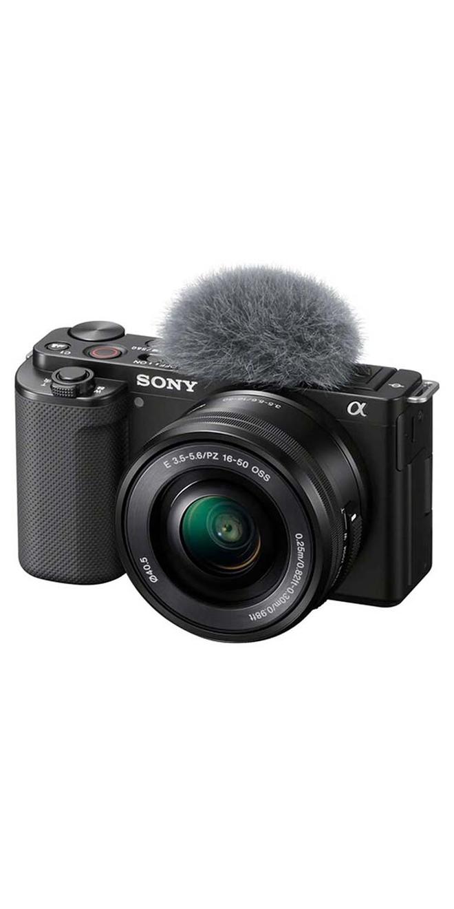 Sony Alpha ZV-E10K Mirrorless Camera with 16-50mm f/3.5-5.6 OSS II Lens, 24.2MP APS-C Sensor, 4K Video - Black - Image 1
