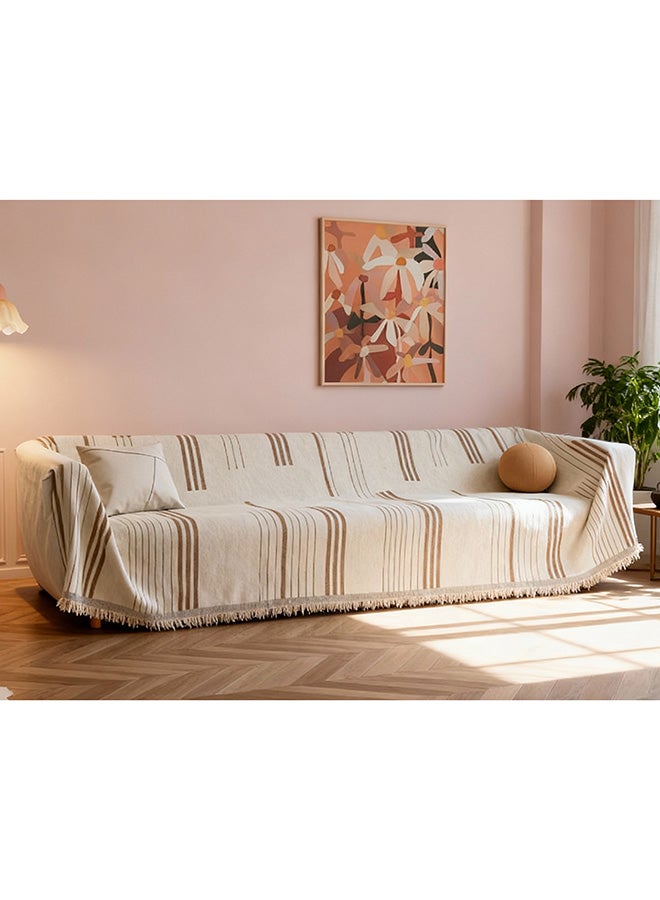 Noon East Durable Sofa Cover – Anti-Slip, Dust & Stain Resistant printing 260 x 180cm - Image 2