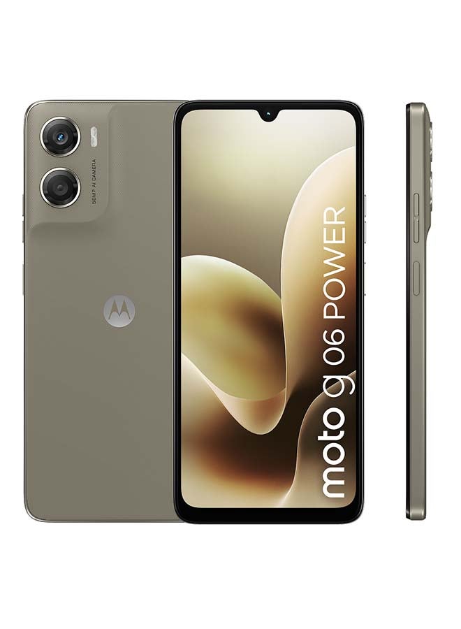 Motorola G06 Power 4G Dual SIM PANTONE Laurel Oak  4GB RAM 256GB - Middle East Version - Image 1