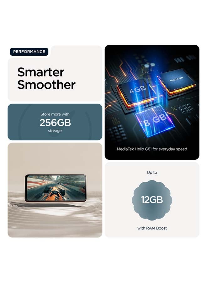 Motorola G06 Power 4G Dual SIM PANTONE Tapestry  4GB RAM 256GB - Middle East Version - Image 4