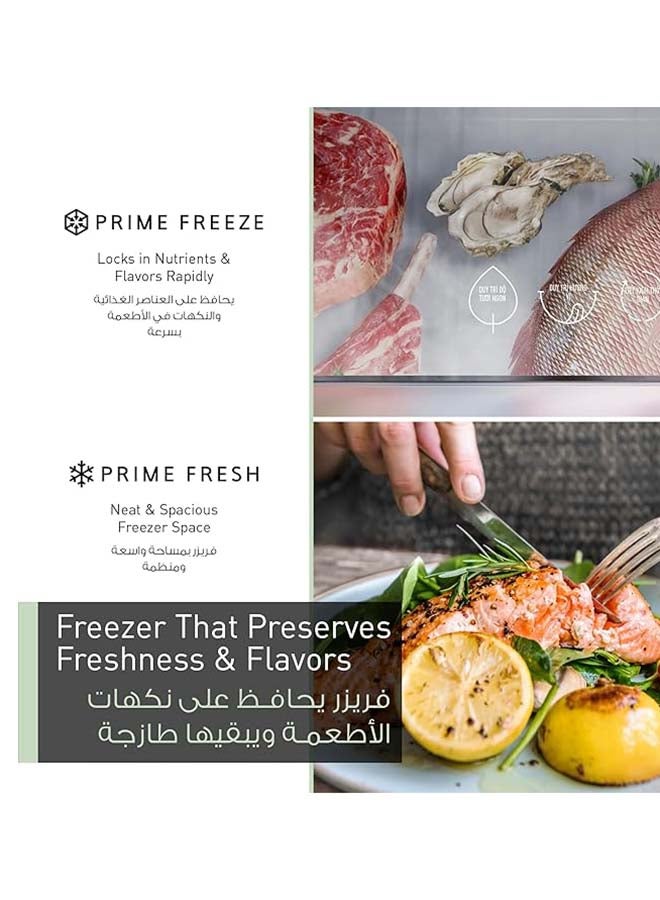 Panasonic 325L Gross Capacity Bottom Mount Freezer and Prime Plus Edition Refrigerator NR-BC361VGMU Black - Image 2