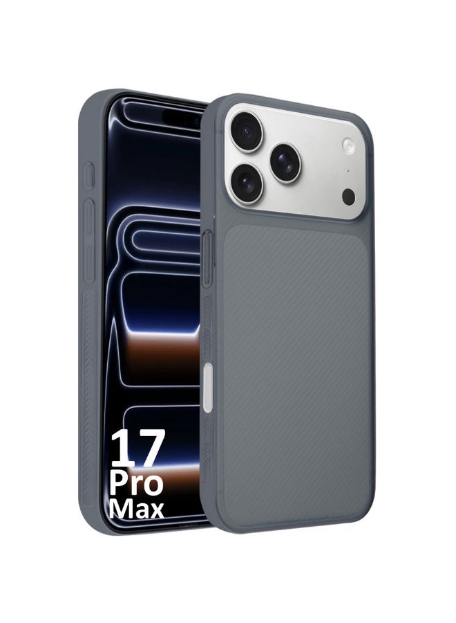 MARGOUN Case Cover for iPhone 17 Pro Max, Air Skin Line Design Back Cover, Sturdy Durable Ultra-Thin Case, Drop Protection Cover Clear - Midnight Blue-1 - Image 1