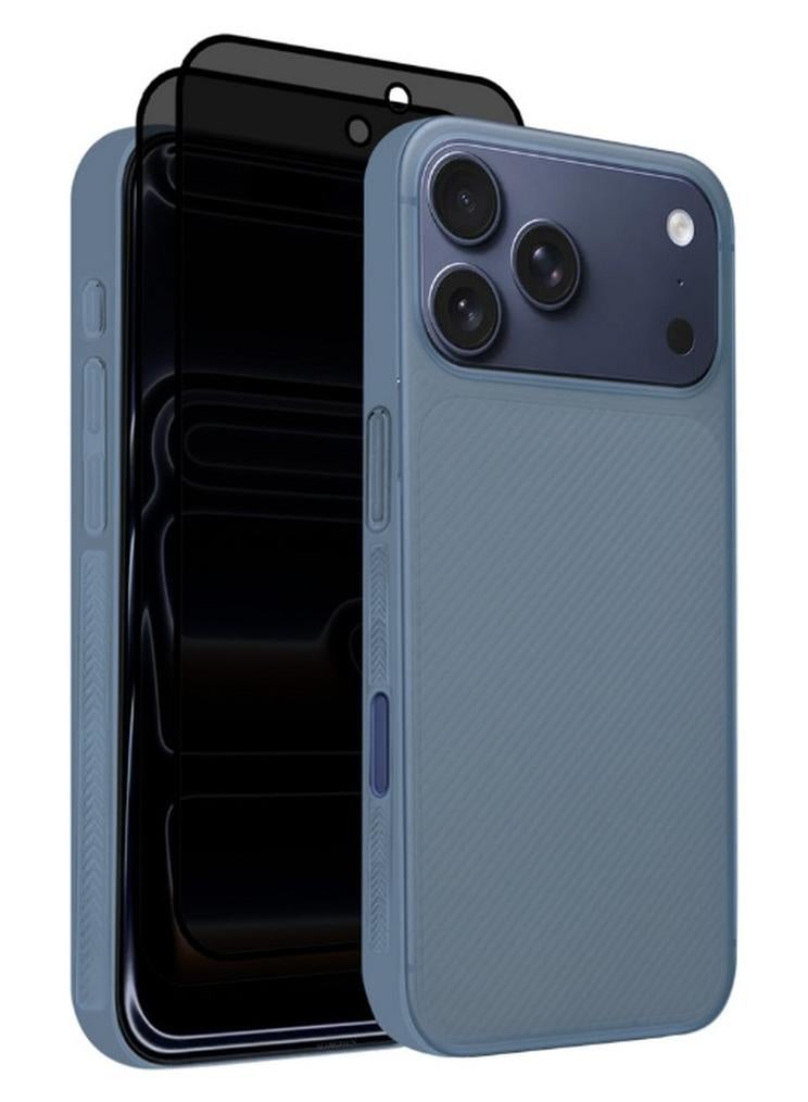 مارجون غطاء 3 عبوات لجهاز iPhone 17 Pro Max، تصميم خط Air Skin، غطاء خلفي متين وقوي للغاية، غطاء حماية من السقوط شفاف مع واقيين للشاشة الخصوصية - - Image 1