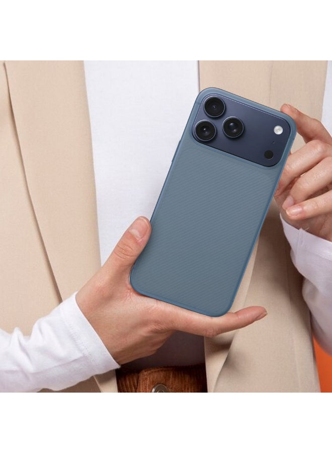 MARGOUN 3Packs Case Cover for iPhone 17 Pro Max, Air Skin Line Design Back Cover, Sturdy Durable Ultra-Thin Case, Drop Protection Cover Clear with Two 3D Screen Protectors - Light Blue-3 - Image 4