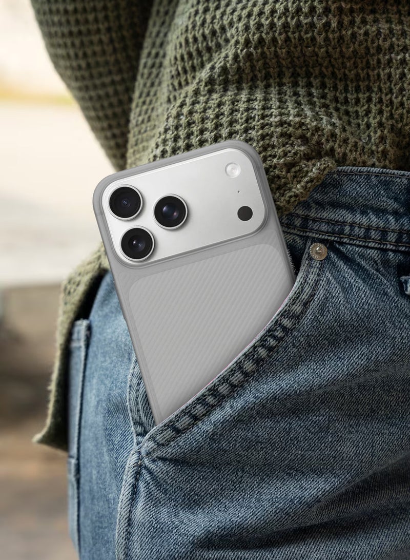 MARGOUN Case Cover for iPhone 17 Pro, Air Skin Line Design Back Cover, Sturdy Durable Ultra-Thin Case, Drop Protection Cover Clear - Black-1 - Image 5