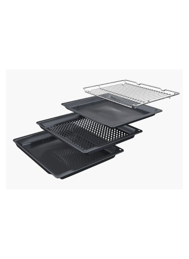 BOSCH Series 8, 71L Built-In Oven, 14 Heating Modes, Home Connect HBG7341B1M stainless_steel - Image 5