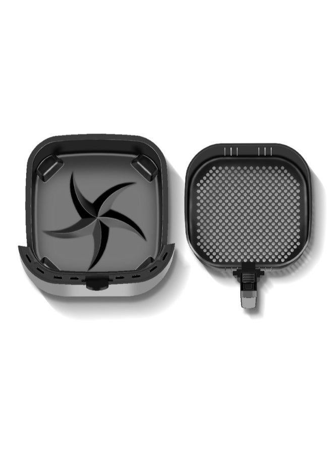 Saachi Versatile Air Fryer with 12 Pre-Set Programs, Adjustable Temperature, Stainless Steel Body And Overheat Protection for Healthy Cooking – 11 L 2200 W NL-AF-4791D-BK Black - Image 3