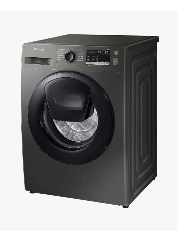 Samsung 8 Kg Front Load Washing Machine 1400 RPM Series 5+ Add Washer &amp; Graphite Rated Energy Class Color Inox  (International Version) WW80T4540AX Grey - Image 2