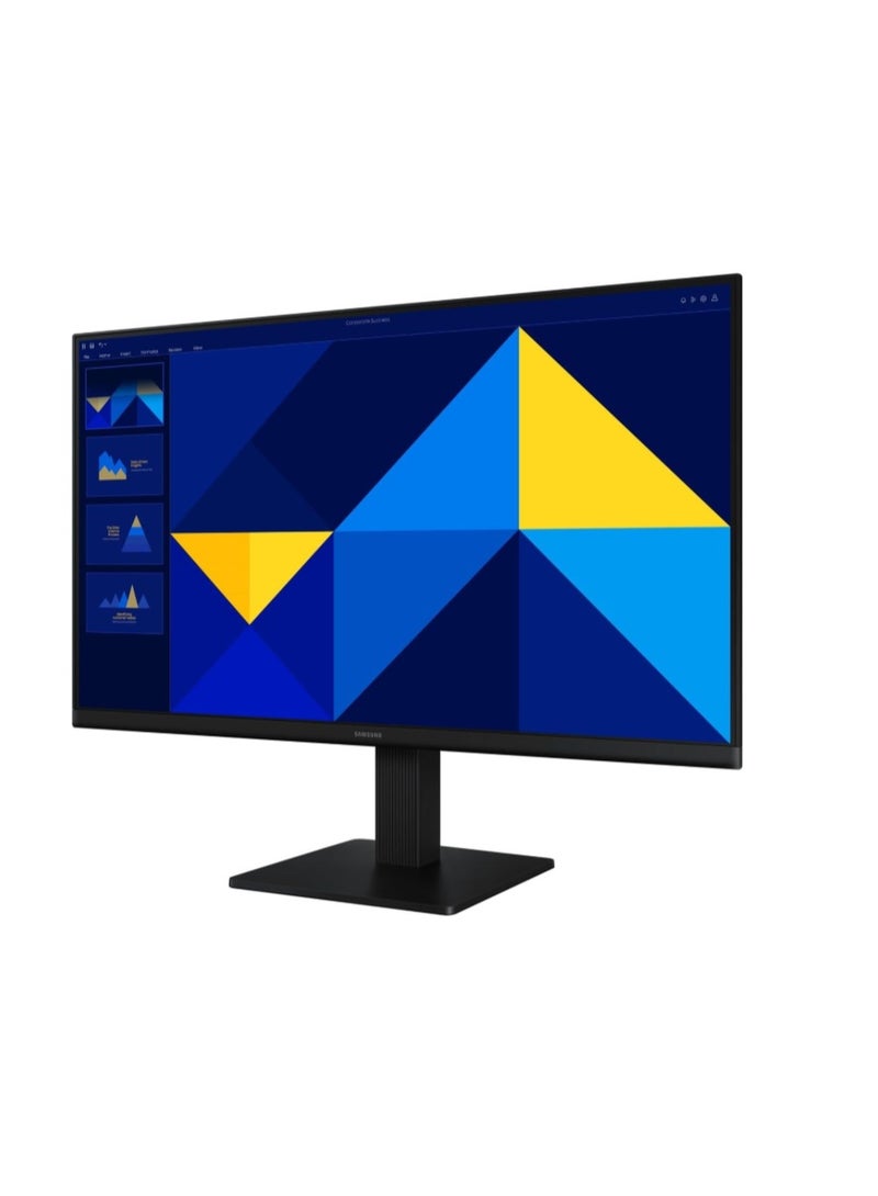 Samsung 24-Inch Essential Monitor S3 S30GD Full HD Monitor, 100Hz Refresh Rate, Response Time 5 (GTG), IPS Panel, Game Mode, Eye Saver Mode - LS24D300GAMXUE - Black - Image 1