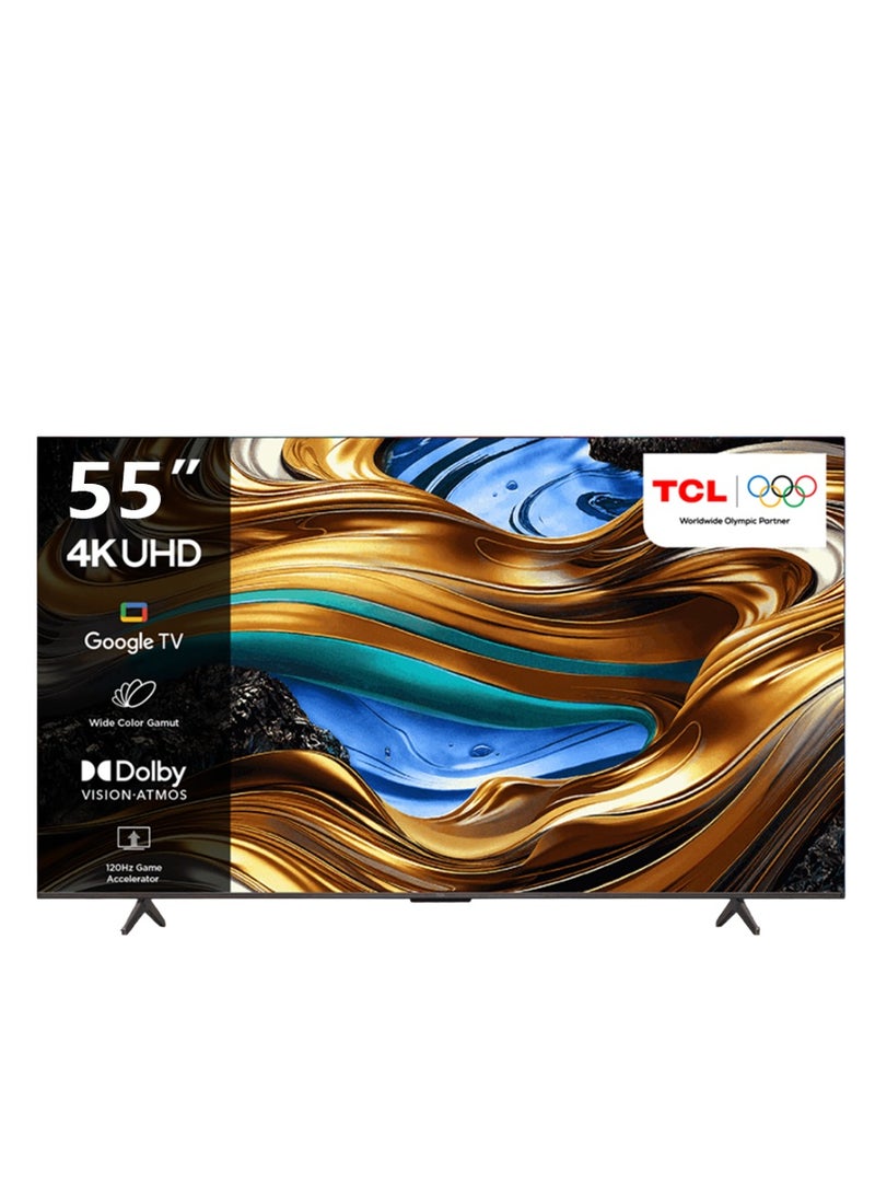 TCL TV 55-inch LED Ultra HD 60Hz 55P71B Black - Image 1