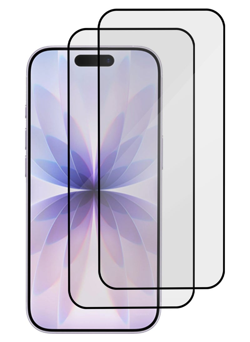 مارجون حماية شاشة 2 عبوات لجهاز آيفون 17 - زجاج مقسى 3D تغطية كاملة 9H تركيب خالي من الفقاعات حماية عالية مقاوم للخدوش - Image 3