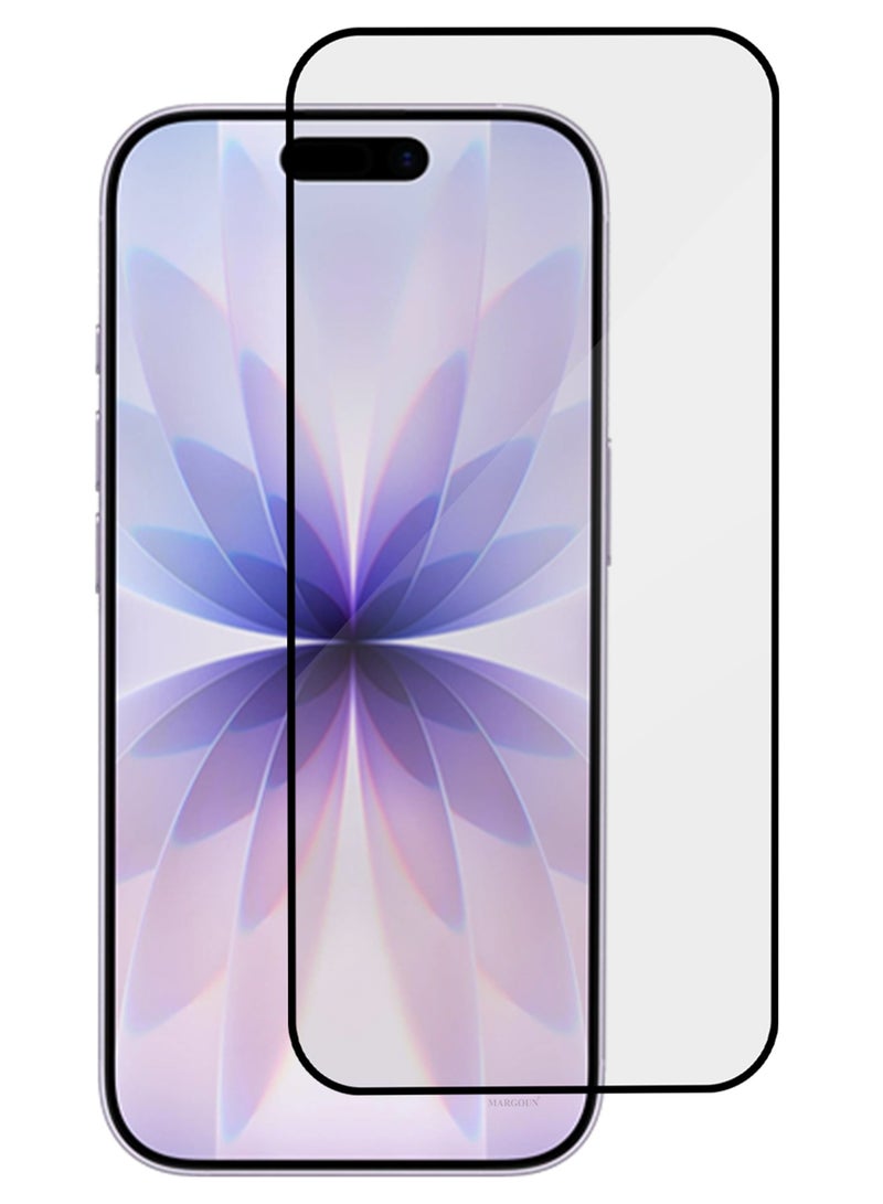 مارجون Screen Protector for iPhone 17 - 3D Full Coverage 9H Tempered Glass Bubble-Free Installation High Protection Scratch Resistant Side Black-1 - Image 4