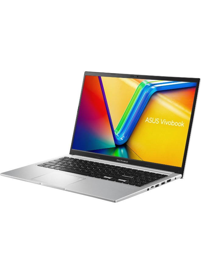 أسوس Vivobook Laptop With 15.6 Inch Full HD (1920X1080) Display, AMD Ryzen 7-7730U Processor/16GB RAM DDR4/512GB SSD/AMD Radeon Graphics/DOS(Without Windows)/ English/Arabic Cool Silver - Image 3