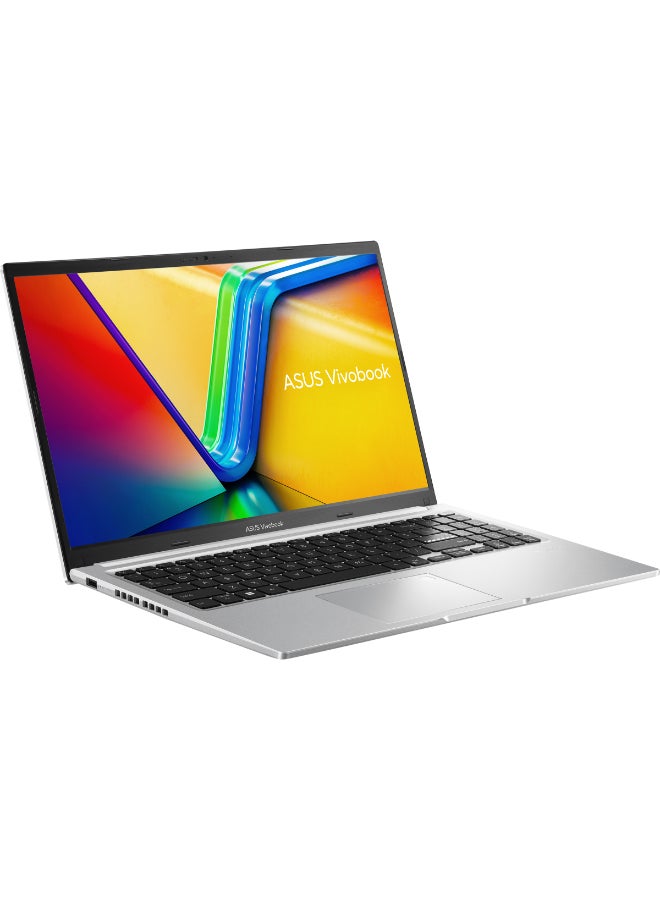 أسوس Vivobook Laptop With 15.6 Inch Full HD (1920X1080) Display, AMD Ryzen 7-7730U Processor/16GB RAM DDR4/512GB SSD/AMD Radeon Graphics/DOS(Without Windows)/ English/Arabic Cool Silver - Image 2