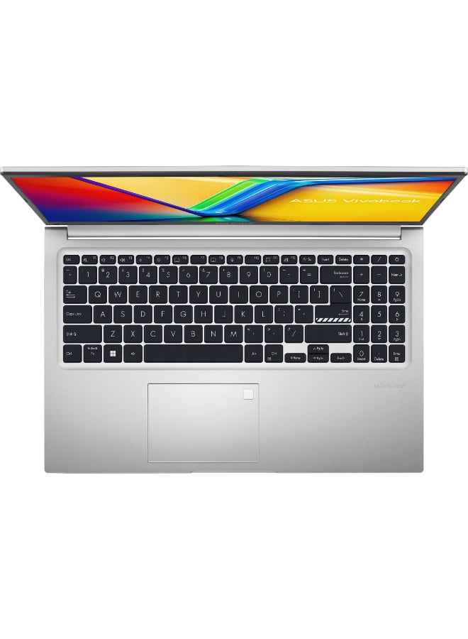 أسوس Vivobook Laptop With 15.6 Inch Full HD (1920X1080) Display, AMD Ryzen 7-7730U Processor/16GB RAM DDR4/512GB SSD/AMD Radeon Graphics/DOS(Without Windows)/ English/Arabic Cool Silver - Image 4