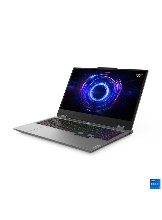 لينوفو LOQ Gaming Laptop With 15.6 Inch Full HD(1920X1080) Display 144Hz, Intel Core i7-14700HX Processor/24GB RAM DDR5/512GB SSD/8GB NVIDIA GeForce RTX 5060 Graphics/Windows 11 Home/ English/Arabic Luna Grey GREY - Image 3