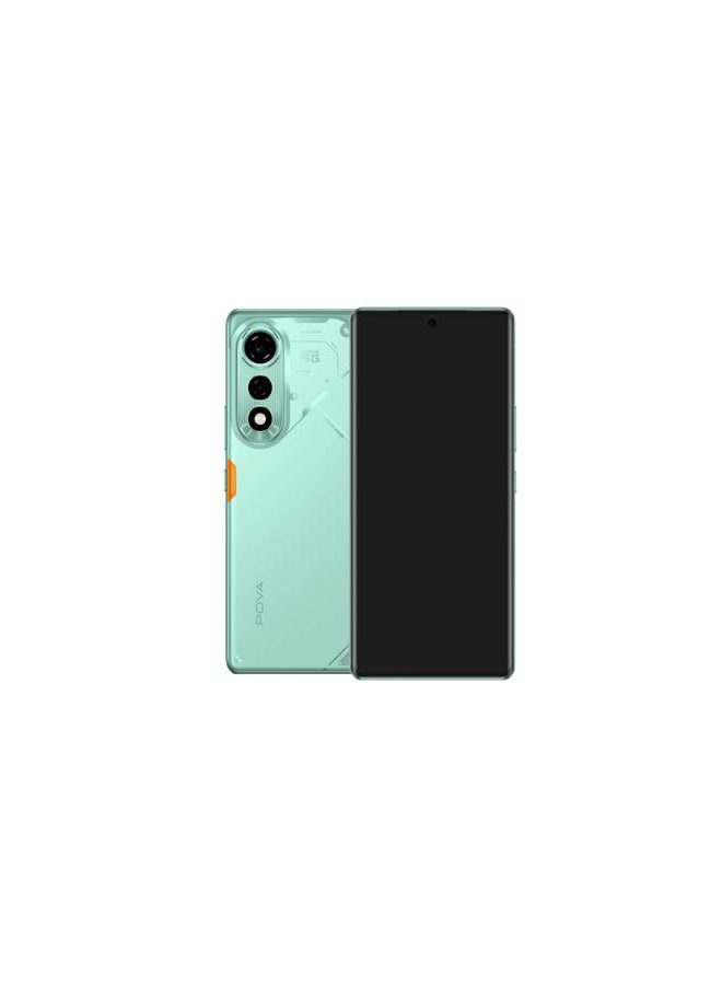 تكنو POVA Curve ثنائي الشريحة نيون سيان 8GB 256GB 5G - النسخة الشرق أوسطية - Image 1