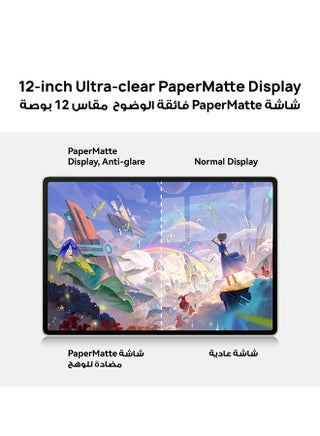 مات باد 12X إصدار PaperMatte أبيض 12GB 256GB واي فاي - النسخة الشرق أوسطية مع لوحة مفاتيح مجانية - view 3