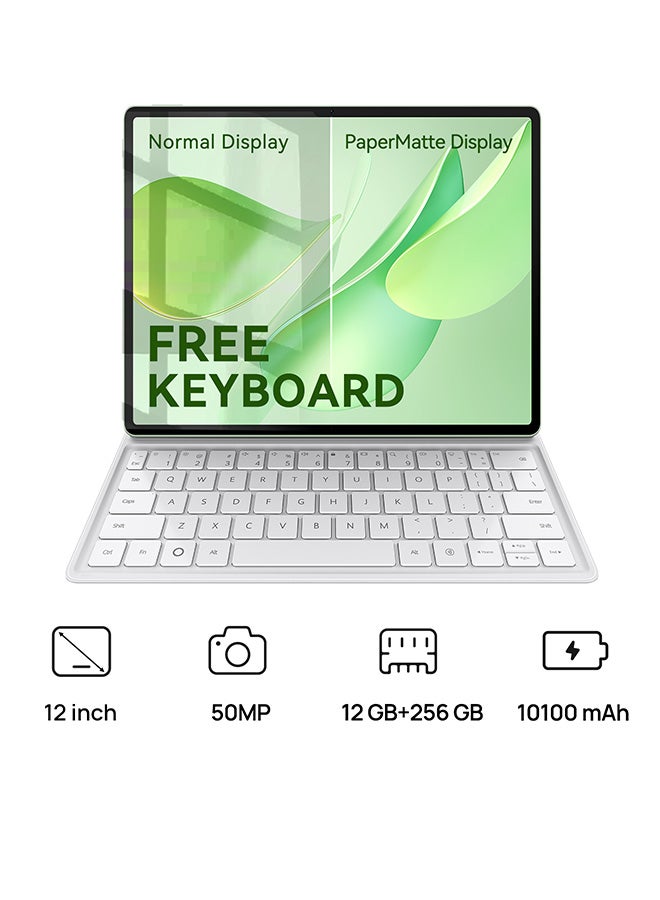هواوي MatePad 12X  PaperMatte Edition Greenery 12GB  256GB WiFi - Middle East Version with Free Keyboard - Image 1