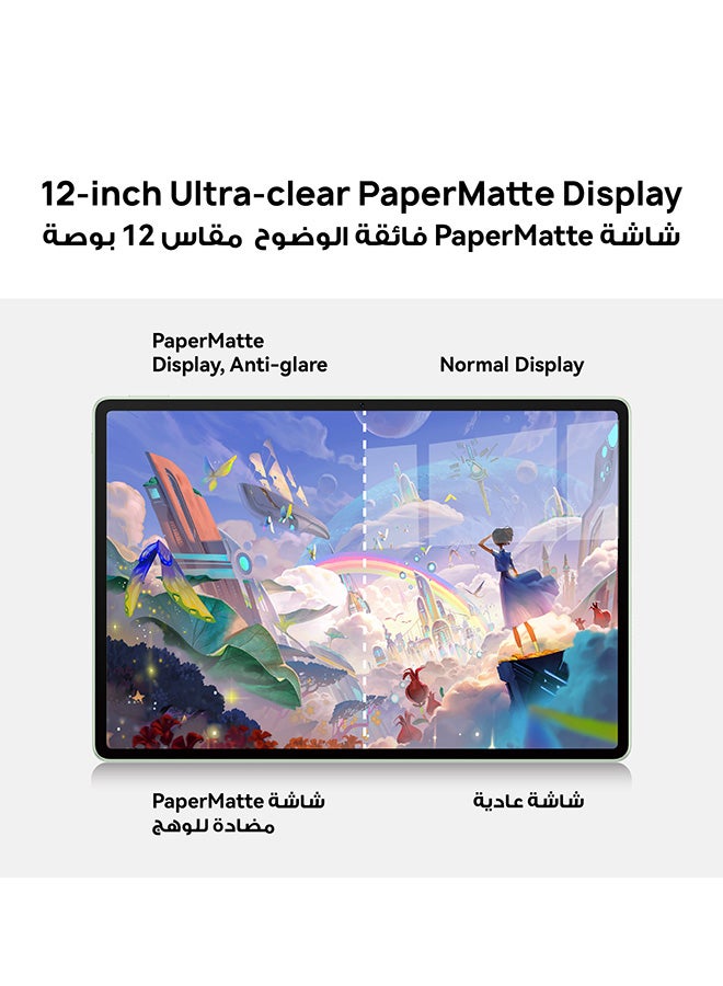هواوي MatePad 12X  PaperMatte Edition Greenery 12GB  256GB WiFi - Middle East Version with Free Keyboard - Image 3