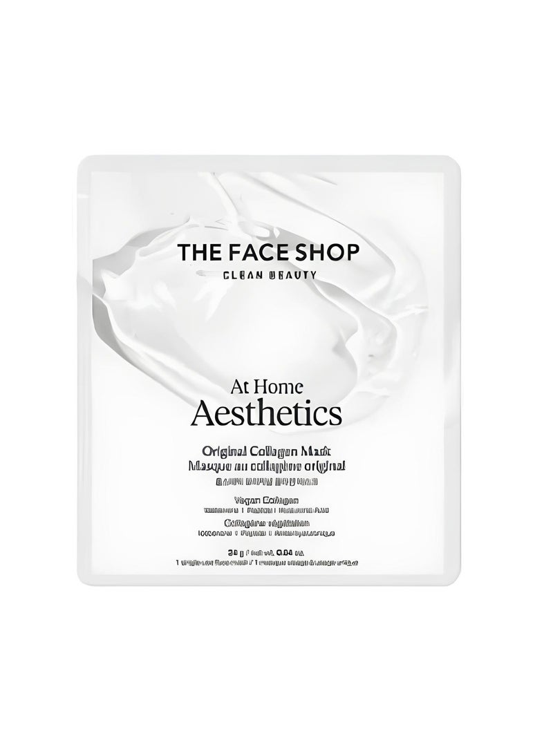 THE FACE SHOP Vegan Collagen Mask || Hydrogel Formula || For Skin Tightening blue - Image 1