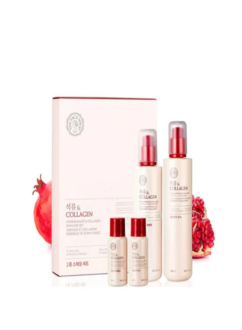 ذا فيس شوب Pomegranate And Collagen Skin Set - Image 2