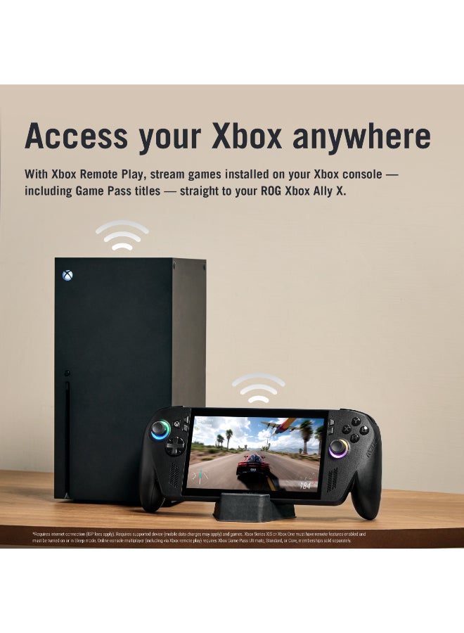 ROG Ally X XBOX Gaming Console With 7 Inch Full HD(1920X1080) Display 120Hz, AMD Ryzen Z2 Extreme Processor/24GB RAM DDR5/1TB SSD/AMD Radeon Graphics/Windows 11 Home/Dolby Speaker TYPE C & Finger Print Sensor/ English/Arabic Black image 16