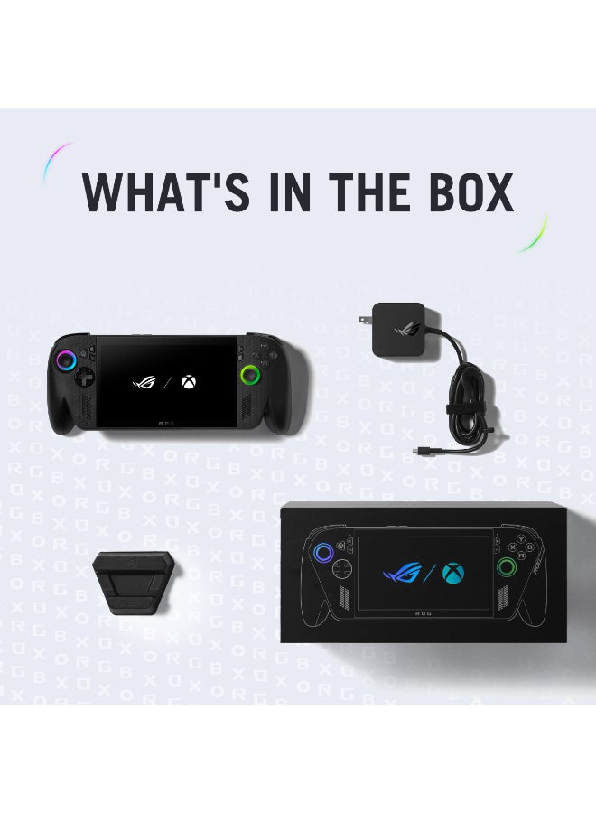 ROG Ally X XBOX Gaming Console With 7 Inch Full HD(1920X1080) Display 120Hz, AMD Ryzen Z2 Extreme Processor/24GB RAM DDR5/1TB SSD/AMD Radeon Graphics/Windows 11 Home/Dolby Speaker TYPE C & Finger Print Sensor/ English/Arabic Black image 15