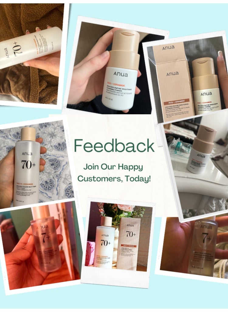 انوا Radiance & Hydration Rice Glow Skincare Bundle- Rice Enzyme Brightening Cleansing Powder 40g , Rice 70 Glow Milky Toner 250ml, Rice Ceramide 7 Hydrating Barrier Serum 50ml, Rice 70 Glow Milk 150ml & Rice 70 Glow Collagen Mask 528ml - Image 2