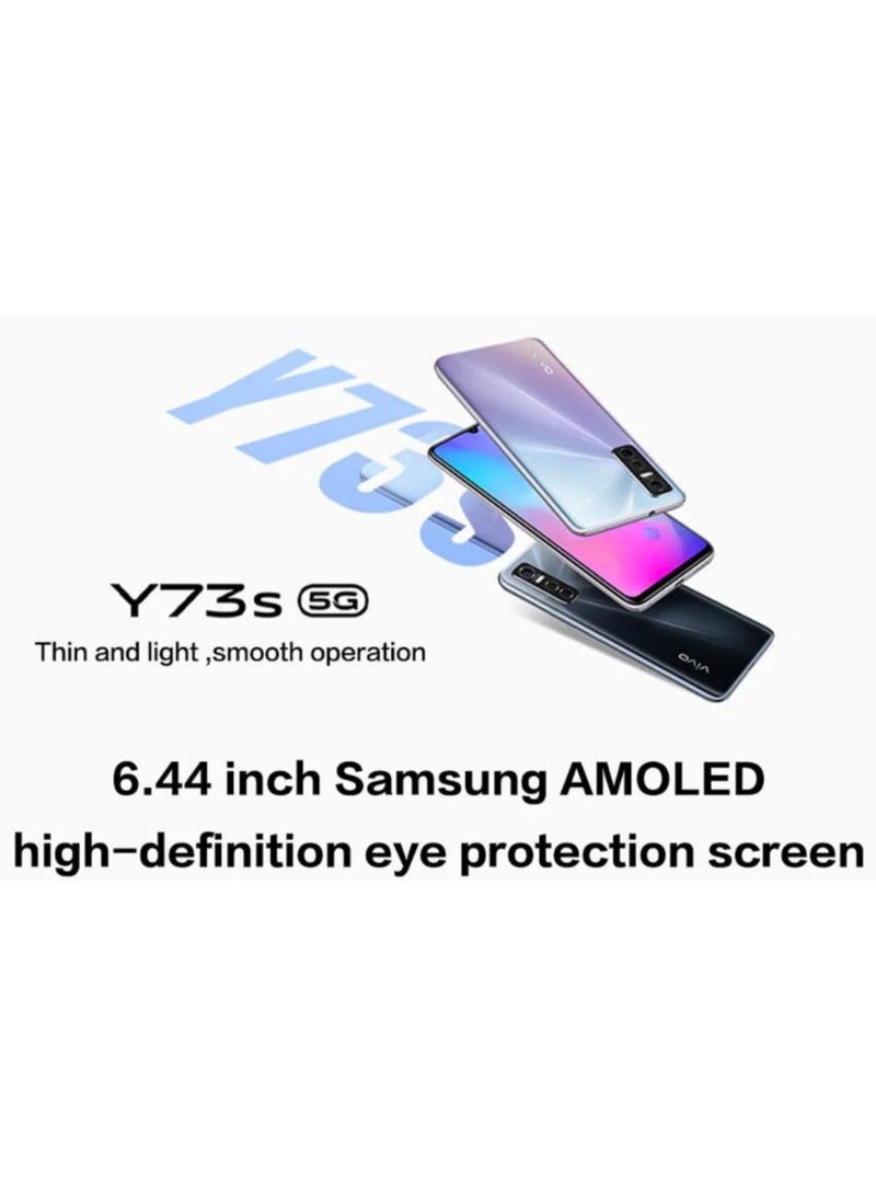 فيفو Y73S 5G Dual Sim Pink 8GB RAM(+ 4GB Extended RAM) 256GB -International Version With Gift vivo XE160 Headphones - Image 3