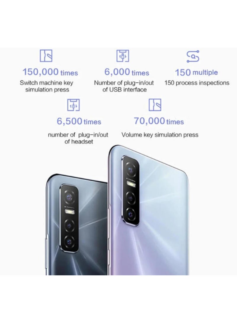 فيفو Y73S 5G Dual Sim Pink 8GB RAM(+ 4GB Extended RAM) 256GB -International Version With Gift vivo XE160 Headphones - Image 4