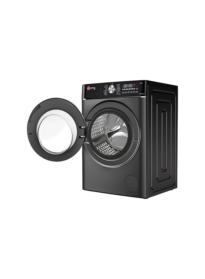 هوفر غسالة 10 كجم، 1400 دورة في الدقيقة، 17 برنامج، محرك عاكس، غسيل بالبخار، ناعم، لوحة تحكم بعناصر دوارة ولمسية، ضمان سنة واحدة من الشركة المصنعة وضمان 10 سنوات على المحرك العاكس، رمادي لافا - HWM-M1014-G - Image 5