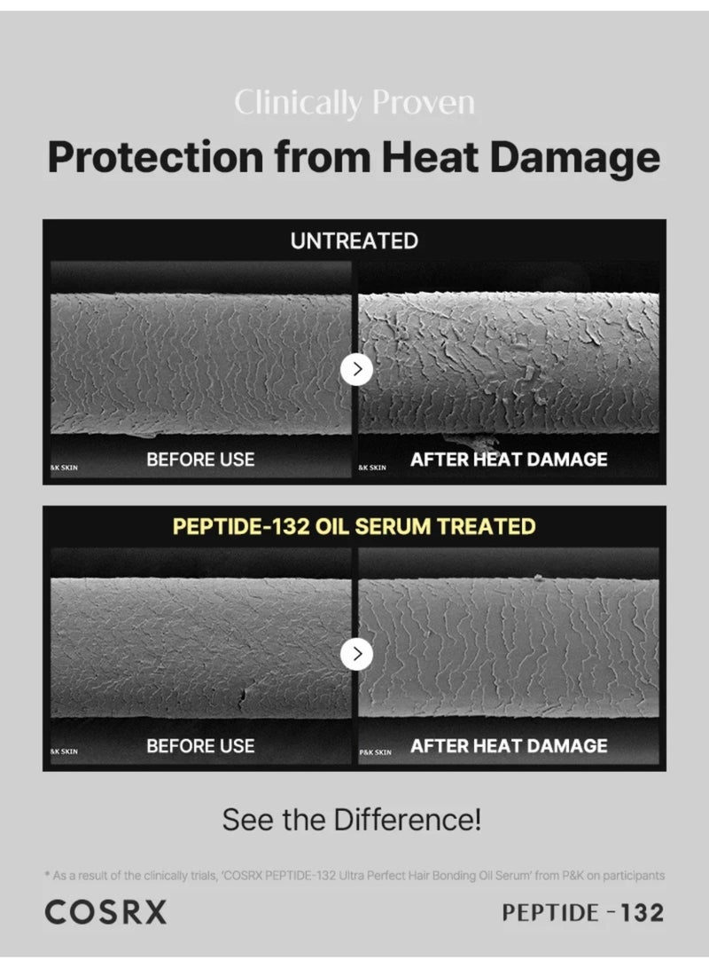 سيروم زيت الربط المثالي الفائق للشعر من COSRX Peptide-132 – لمعان وإصلاح - Image 4