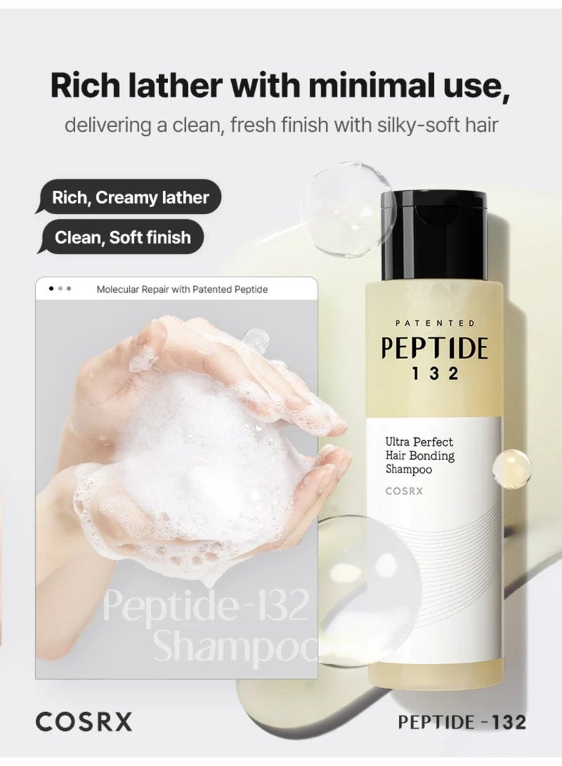 COSRX Peptide-132 Ultra Perfect Hair Bonding Set – Shampoo, Treatment & Oil Serum - Image 4