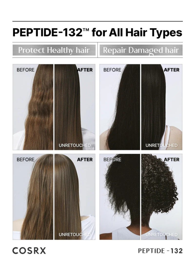 COSRX Peptide-132 Ultra Perfect Hair Bonding Shampoo & Treatment with Hair Brush - Image 3