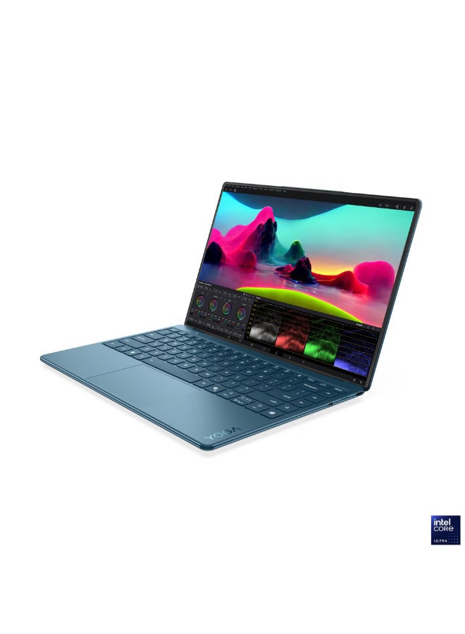 Lenovo Yoga Slim 9 Laptop With 14 Inch 4K WQUXGA (3840x2400) Display, Core Ultra 7 258V Processor/32GB RAM DDR5/1TB SSD/Windows 11 Home/Intel Arc Graphics/ English/Arabic Tidal Teal - Image 4