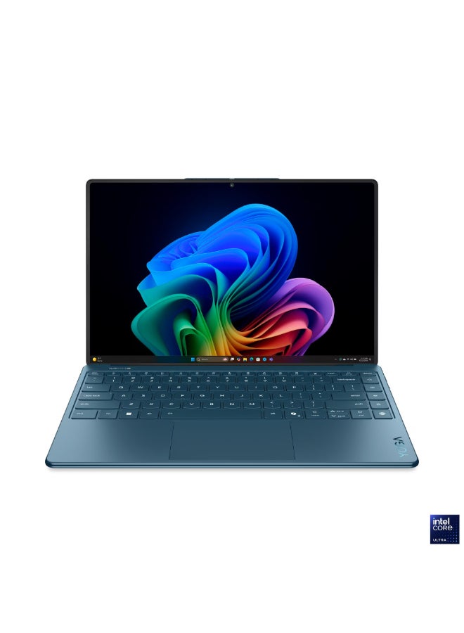 Lenovo Yoga Slim 9 Laptop With 14 Inch 4K WQUXGA (3840x2400) Display, Core Ultra 7 258V Processor/32GB RAM DDR5/1TB SSD/Windows 11 Home/Intel Arc Graphics/ English/Arabic Tidal Teal - Image 1